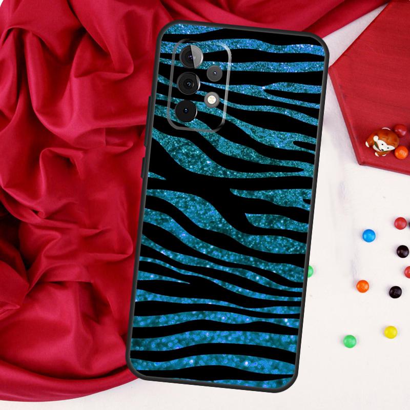 Zebra Skin Print For Samsung Galaxy A56 A36 A26 A16 A05 A06 A22 A32 A52 A54 A34 A14 A55 A15 A53 A33 A35 Case