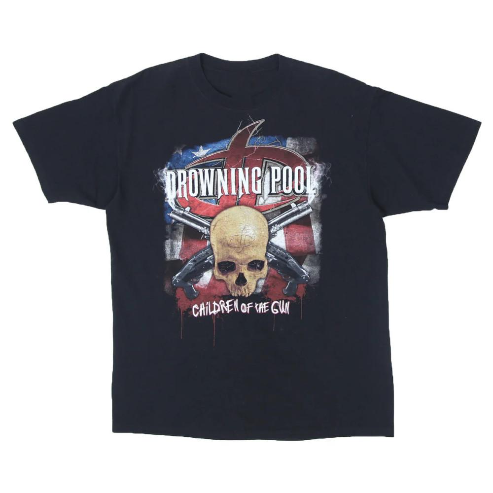 Drowning Pool Children of The Gun Band T-shirt Cotton Unisex T-Shirt S