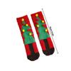 Santa Claus Coral Velvet Socks Snowman Elk Middle Tube Socks New Christmas Socks  Female