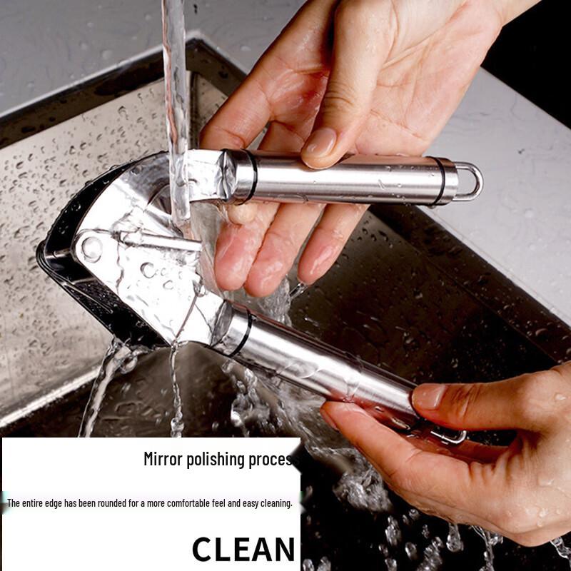 304 Stainless Steel Multifunction Garlic Press