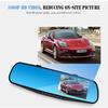 4.3 inch 1080P HD Dual Lens G-sensor 170 Rear View Mirror Car DVR Camera Recorder