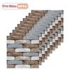 10PCS 3D Self Adhesive Wall Sticker PVC Waterproof Thick Wallpaper for Home Decoration Background Wall Renovation Peel and Stick