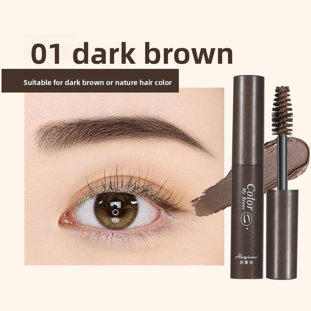 Waterproof Eyebrow Gel Smudge Proof Long Lasting, Natural Brown Tint for Defined Brows
