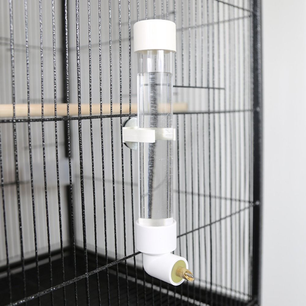 Metal/Acrylic/Plastic Automatic Bird Water Feeder 130ML Parrot Water Dispenser  Parakeets