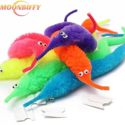 Cool Stuff Fuzzy Worm Magic Toys Wizard Strange Child Magic Tricks for Kids Games Worm On A String Funny Tricks for Children