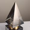 Sleek Conical Geometric Art Crystal Ornament Top Decorations Premium Model Living Room Home Handicraft Decorations