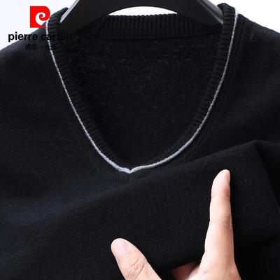 Pierre Cardin Men's 100% Merino Wool V-Neck Vest Sweater