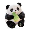 With Bamboo Panda Shoots Plush Toy Cartoon Stuffed Doll Decoration Kids Gift