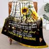 To My Daughter Customize Your Name Outdoor Blanket Suitable For All Seasons Comfortable And Warm Soft Blanket Suitable For Travel Gifts For Relatives