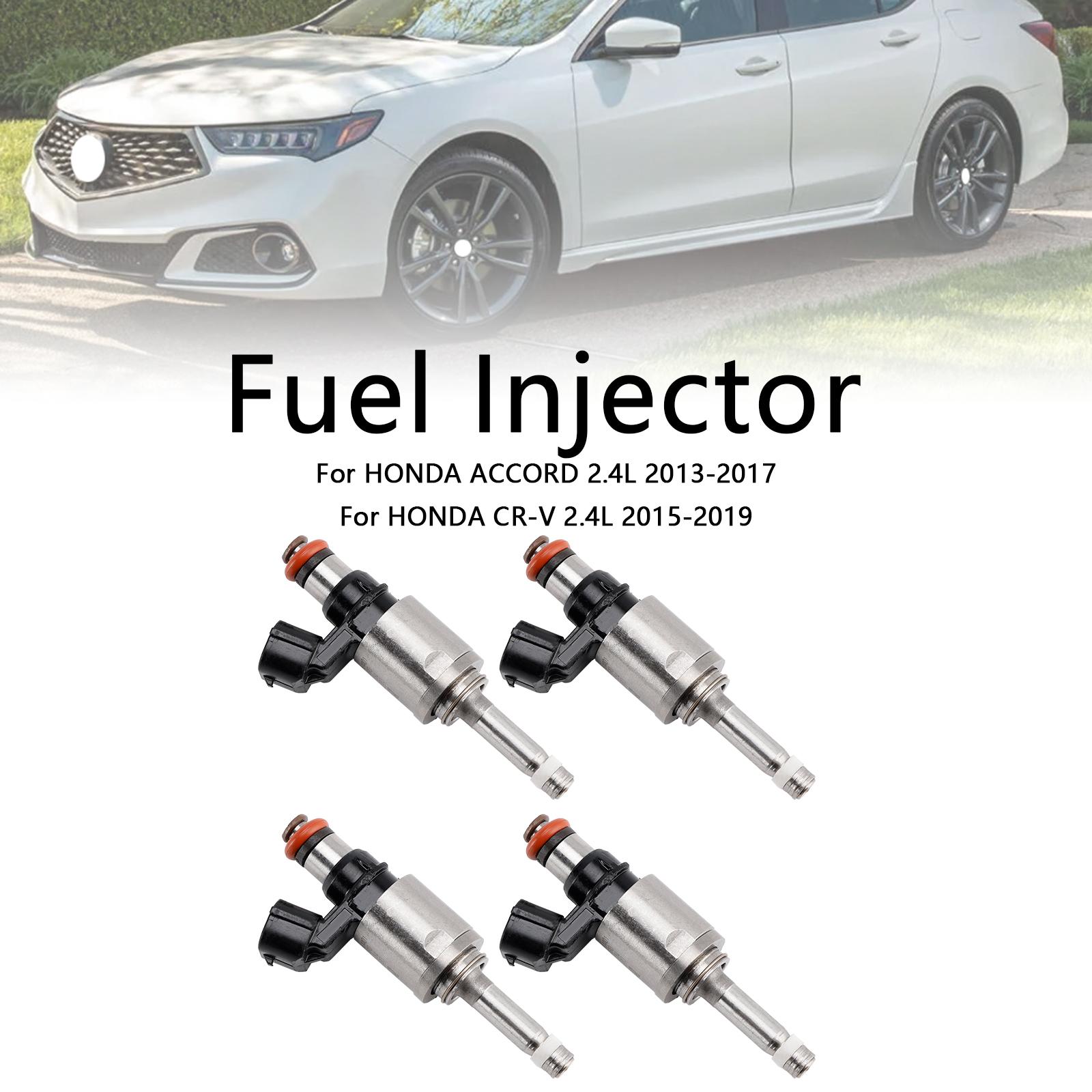 

4PCS Fuel Injector 16450-5LA-A01 Fit for CR-V TLX 2.4L 2015-2019 Fit for Acura