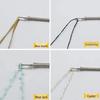 Upgraded Bendable Spring Threading Tool for Eyelets, Elastic Lace, and Waist Cords