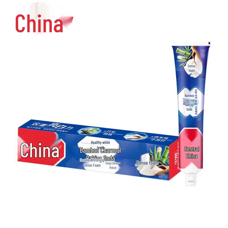 Zhonghua Jianchibai Bamboo Charcoal & Baking Soda Toothpaste