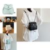 Stylish 2024 Spring Season Black Quilted Chain Strap Shoulder Bag For Casual Wear