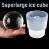 3D Silicone Round Ice Cube DIY Food Grade Whiskey Coffee Storage Portable Demould Bar Household Party Kitchen Drink Juice Tool