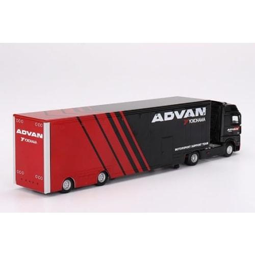 MINI GT 1/64 Mercedes-Benz Actors w/Racing Transporter ADVAN (Right-Hand Drive) Finished Product