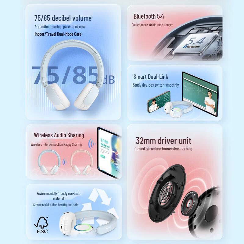 Philips K4200 Kids Bluetooth Over-Ear Headphones