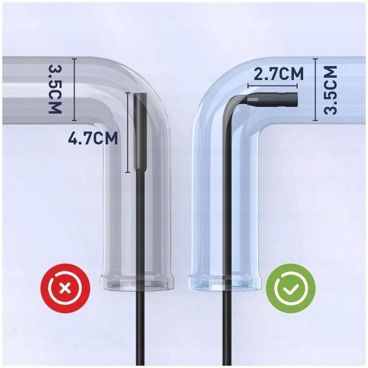 INSPECTION CAMERA ENDOSCOPE 5m CABLE PROBE 2.7cm 8.5mm 8LED HD ZOOM IP67