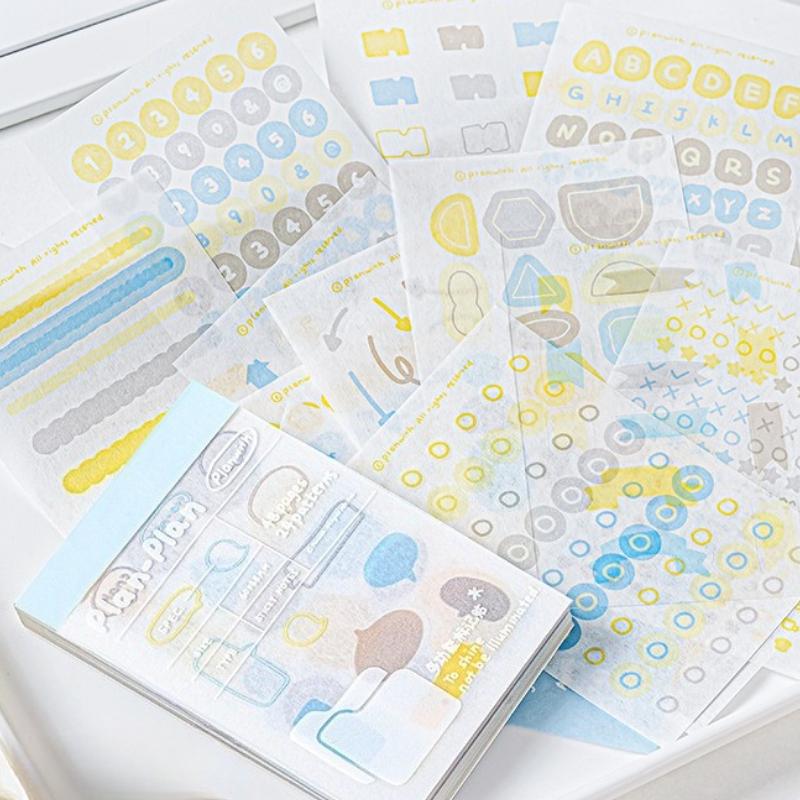 Multi-functional Sticky Index Tabs Set  Color Coding Notes for Books Documents,Reusable Page Markers for Student Study Office