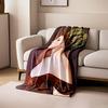 Elegant Vintage Portrait for all seasons blanket lunch break throw gift