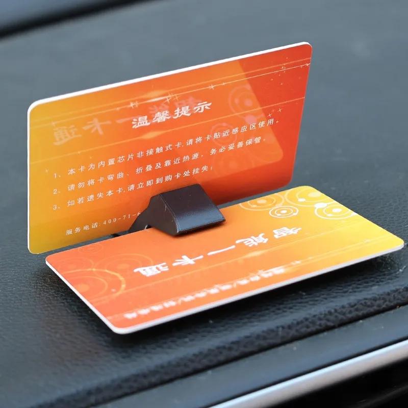 1/2/5 STÜCKE Auto Multifunktionskartenklemmen Doppelte Kartenfächer Visitenkarten Aufbewahrungshalter Kreative Parknummernschild Befestigungsbasis