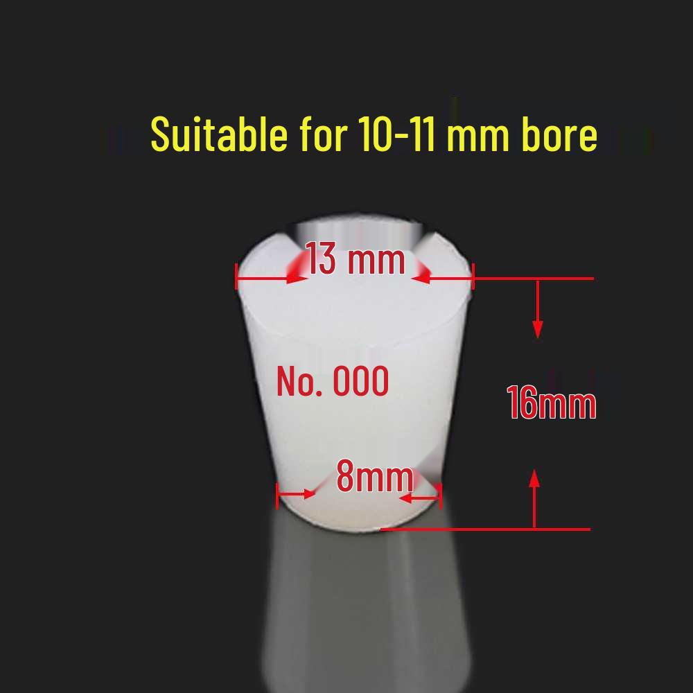 Silicone Rubber Seal Plug for Test Tubes & Drains with Hole