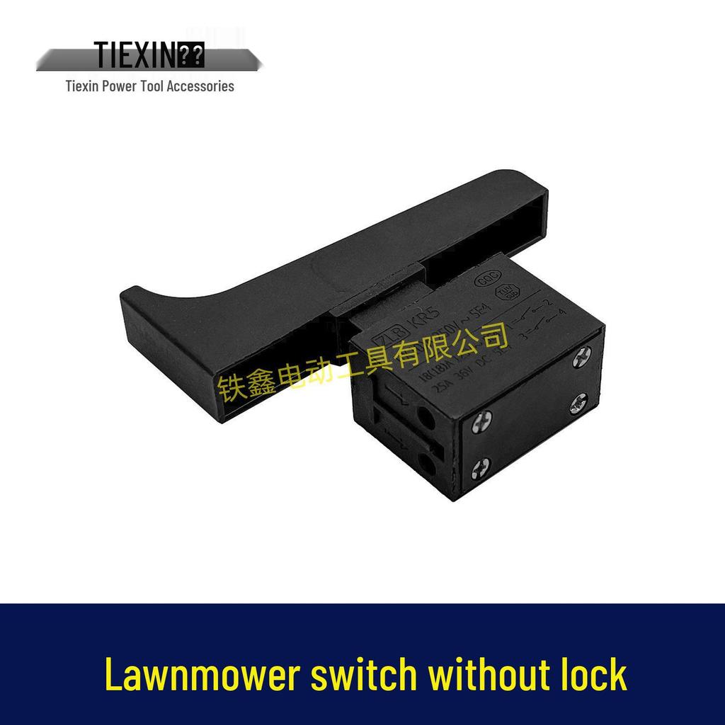 Steel Machine Switch for Chainsaws, Grass Trimmers, Lawn Mowers - 350/355 Cutting Electric Switch (Model 02440)