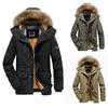 New Velvet Thickened Large Size Men's Cotton Coat Mid-length Large Size Warm Cotton Coat