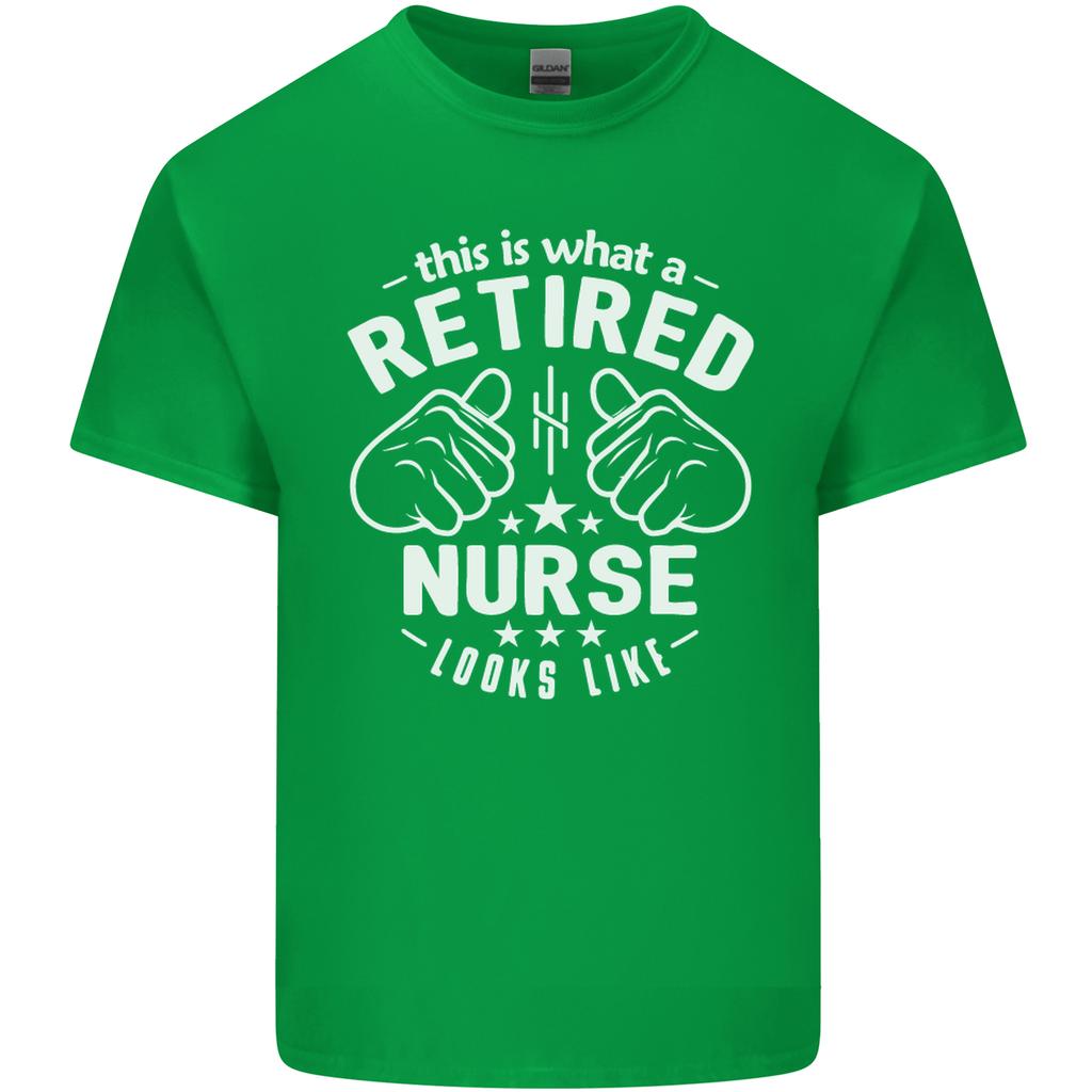 This Is What a Retired Nurse Looks Like Unisexs Light Cotton TShirt