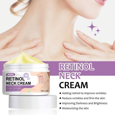 1 PZ 30g Crema per il collo al retinolo Schiarisce le linee del collo, idrata e rassoda la pelle, modella il massaggio del collo di cigno e la crema per il collo lifting