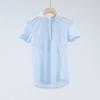 Women's Quick-Dry Polo Shirt - Breathable Moisture-Wicking Knit for Yoga & Fitness