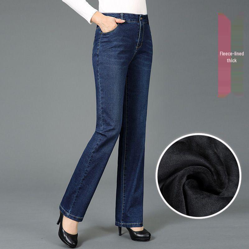 Mom s Jeans 2025 Summer High-Waisted Stretch Straight Leg Loose Pants for Women 26 (75-85 lbs)