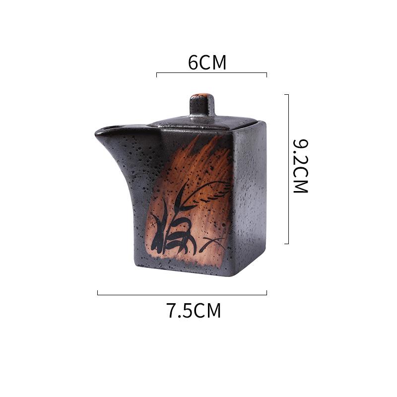 Creative Ceramic Oil Bottles Spice Jar Salt and Pepper Shakers Home Kitchen Spice Tools Seasoning Jars Box Kitchen Accessories