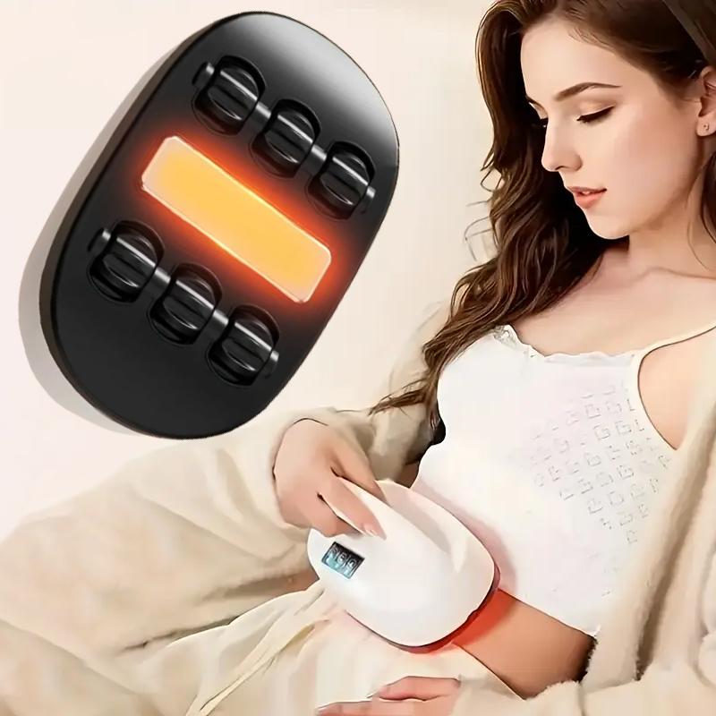 Elektryczny Masażer Brzucha Akumulatorowa Szczotka Rolkowa Masaż Gorącym Kompresem Urządzenie do Wyszczuplania Ciała Artefakt do Masażu Łydek