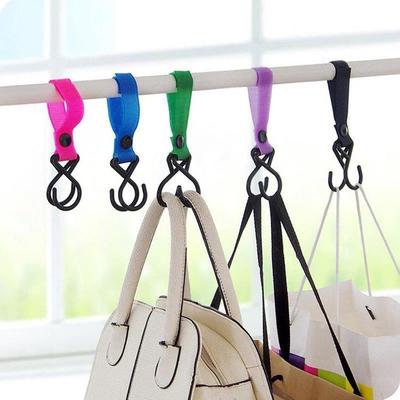 1 Pair Buggy Clip Pram Pushchair Stroller Side Hook Baby Handle HandBag Holder