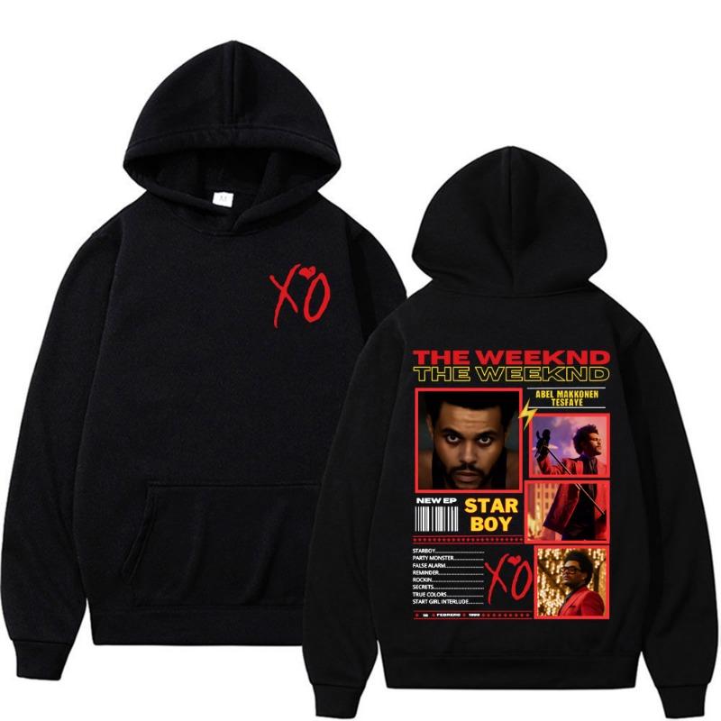 Rapper The Weeknd Grafické mikiny s motivem alba Pánské Dámské Módní Hip Hop Pop Music Mikina Vesta Komfortní Mikina Mikiny