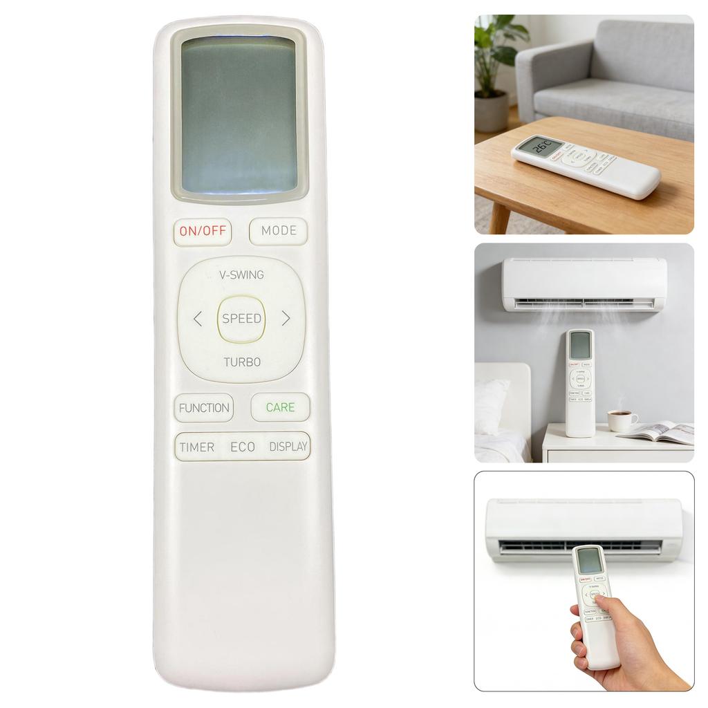 Telecomando Compatibile Multiplo per Condizionatori CHANGHONG KKG36A C1 Layout Semplice dei Pulsanti per Uso Familiare