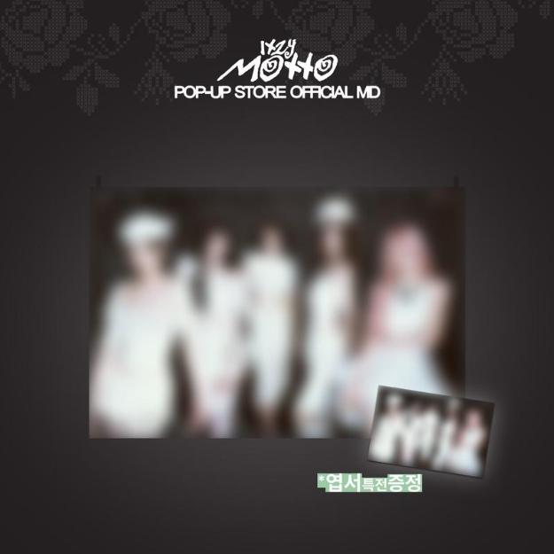 Pre-order itzy Motto POP-UP Store Chiffon Fabric Poster
