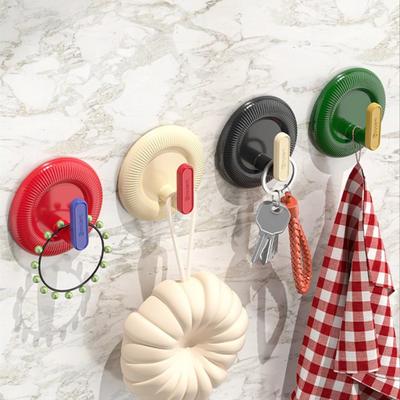 Adhesive Wall Hook No Drill Hook Strong Load-bearing Capacity Hanging Hook for Bathroom Kitchen Renters