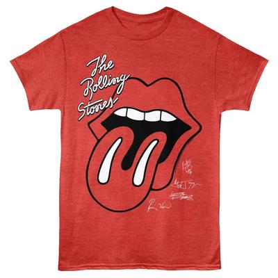 The Rolling Stones Classic Stones Red Heather Rock Music Shirt