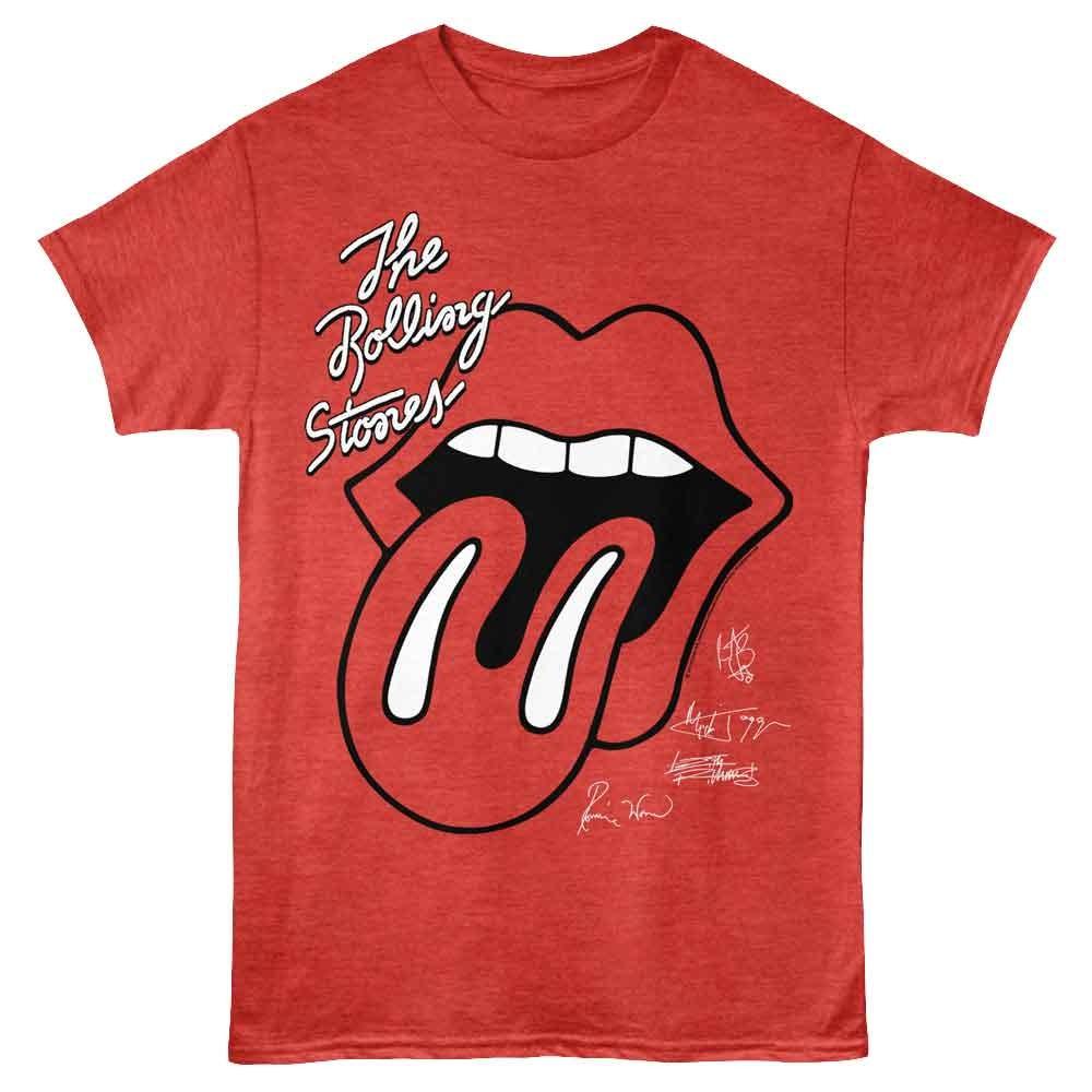 The Rolling Stones Classic Stones Red Heather Rock Music Shirt