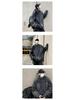 Retro American Washed Denim Hooded Jacket for Couples - Trendy, Loose-Fit Unisex Design