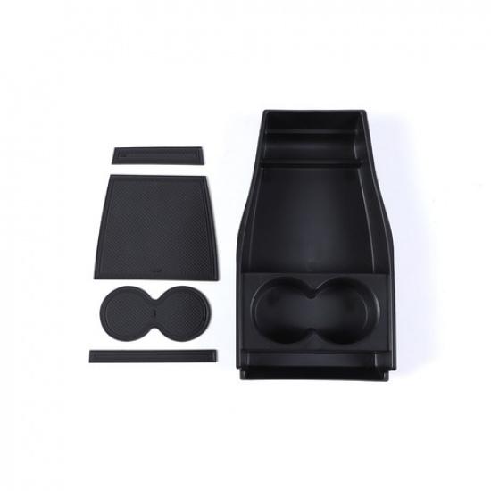 Black Organizer Tray Center Console Box for Hyundai IONIQ 5 -