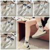 Biggar Cartoon Dog Short Socks Dot Yarn Women Mid-calf Socks Soft Cotton Tube Socks  Winter
