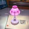 Dollhouse Miniature Flower Bud LED Table Lamps Simple Bedside Lamp Mini Night Light  Home Decor