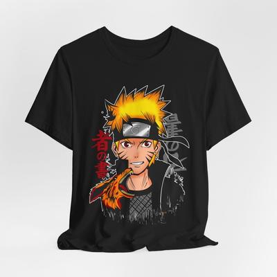 Anime-Inspired Unisex Jersey Tee, Naruto Shirt, Gifts for Fans, Casual