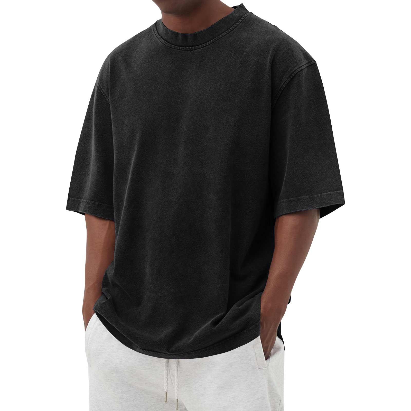 

Мужская футболка Футболки с графическим текстом Бассейн Уличная повседневная одежда с короткими рукавами и принтом Базовая одежда XL чёрный