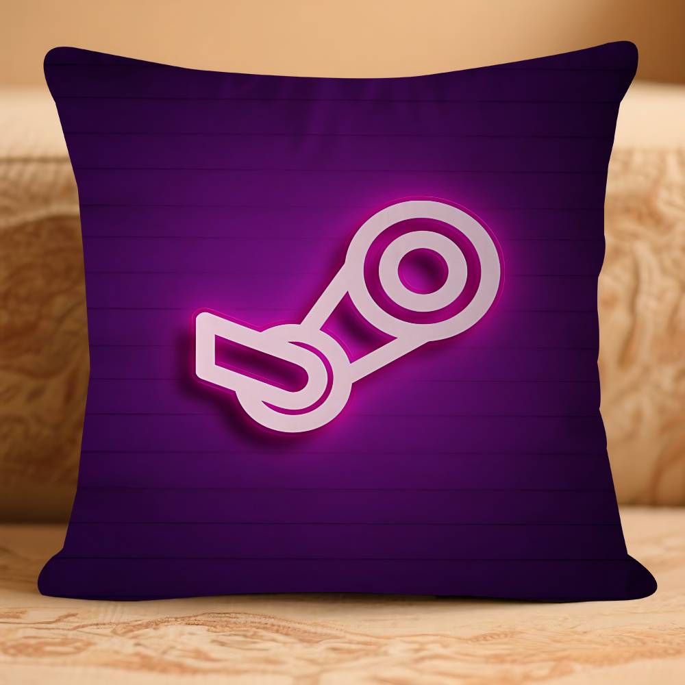 S-steam Logo Povlak na polštář Potah na polštář na pohovku Dekorace do domácnosti Dětský dárek