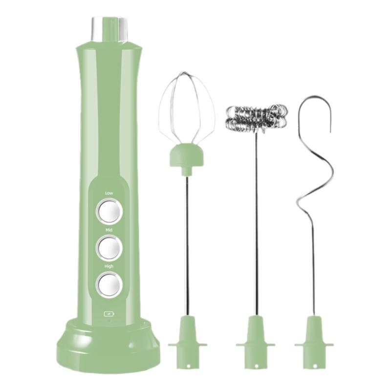 Kitchen Powerful Milk Frother Wand Handheld Drink Mixer Electric Whisk Foam