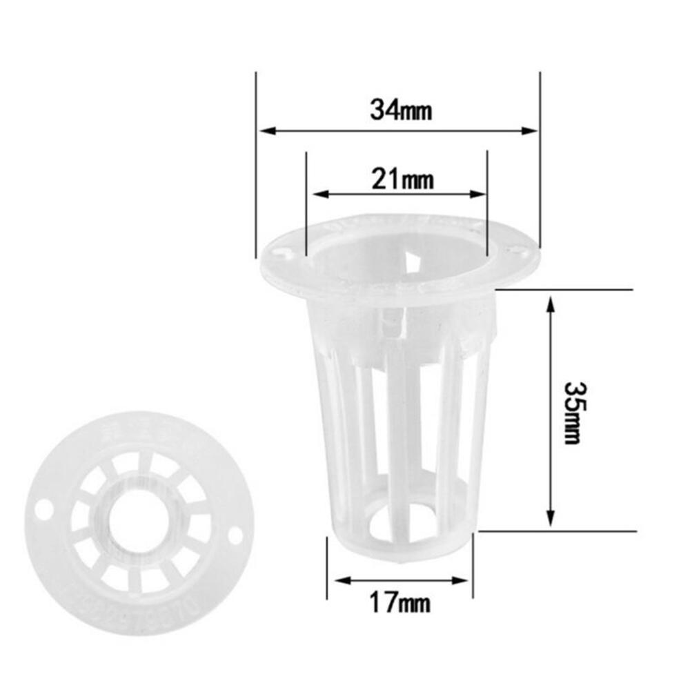 Coppette a Rete per Verdura in Plastica 35*35mm 100pz Coppetta a Rete per Verdura Maglia Forata