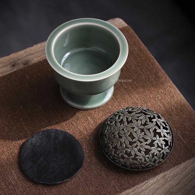 Ceramic Incense Burner Indoor Sandalwood Agarwood Incense Censer Tea ceremony Table Decoration Worship Buddha Sacrifice Articles